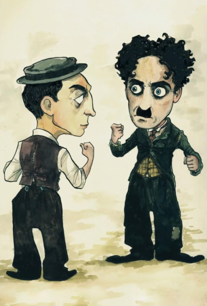 Chaplin and Keaton